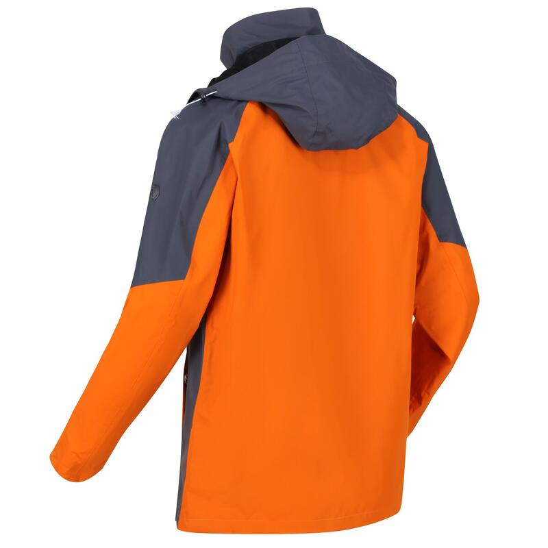 Giacca Impermeabile Con Cappuccio Uomo Regatta Calderdale IV Volpe Grigio India