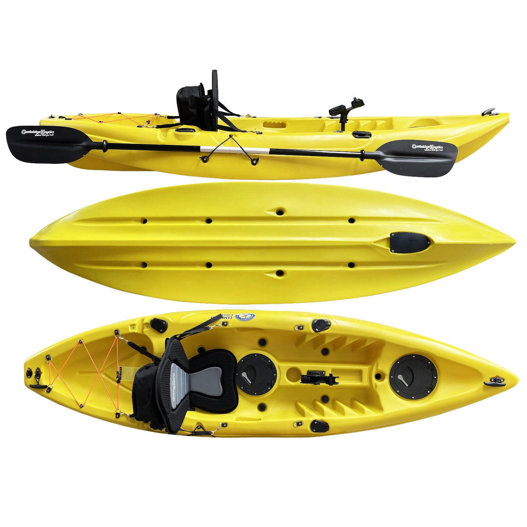 CAMBRIDGE KAYAKS Cambridge Kayak Zander Single sit on top kayak Yellow