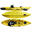 Cambridge Kayak Zander Single sit on top kayak Yellow