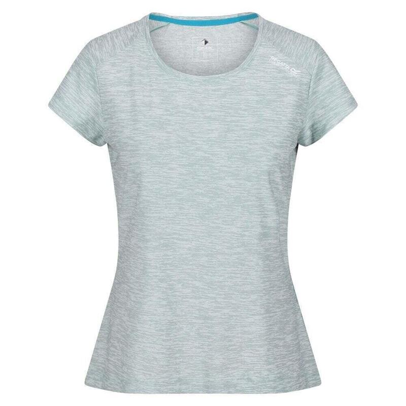 Camiseta Limonite V para Mujer Turquesa
