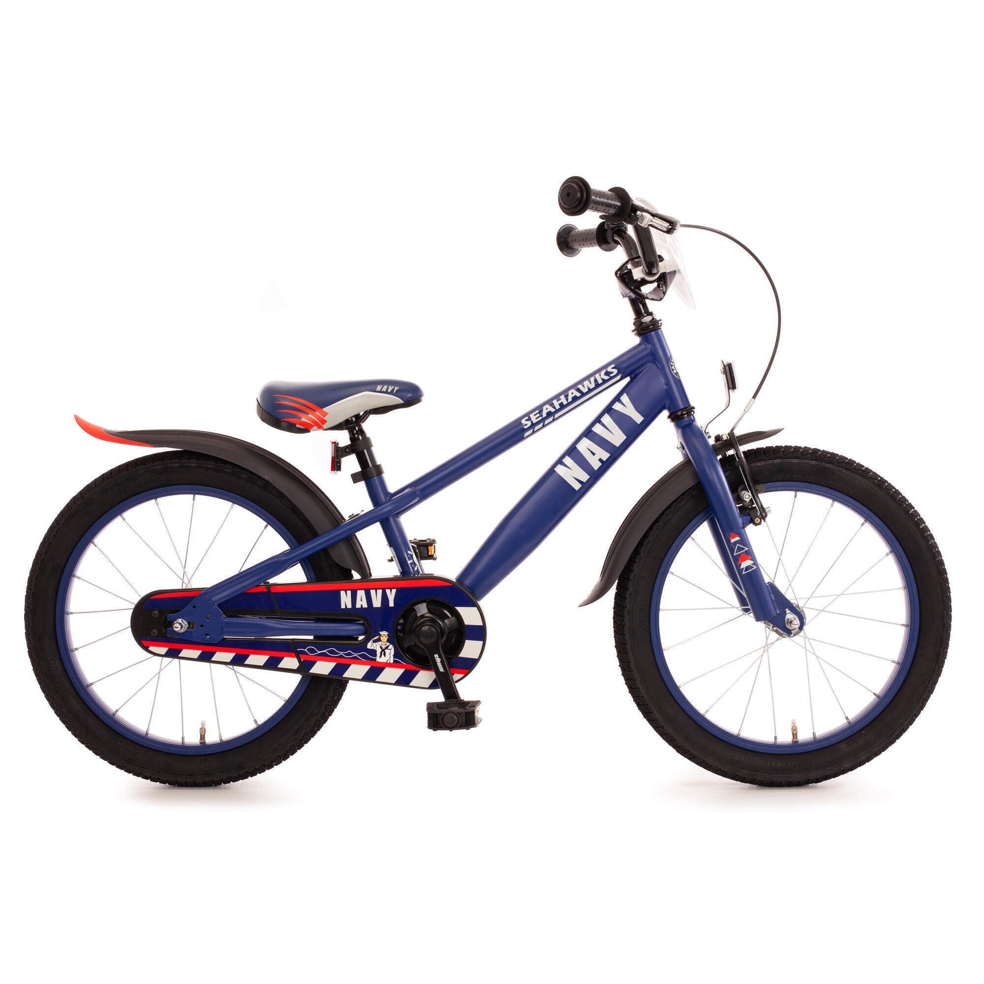 BACHTENKIRCH BACHTENKIRCH Kinderfiets "NAVY" 18 inch