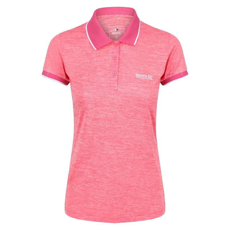 Maglietta Con Colletto Polo Donna Regatta Remex II Rosa Chiaro Maglietta Con Colletto Polo Donna Regatta Remex II Rosa Chiaro