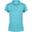 Polo manches courtes REMEX Femme (Turquoise clair)