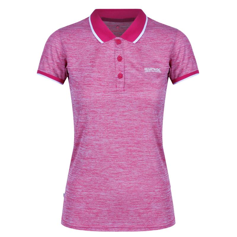 Polo Remex II Manga Corta para Mujer Cereza Oscuro