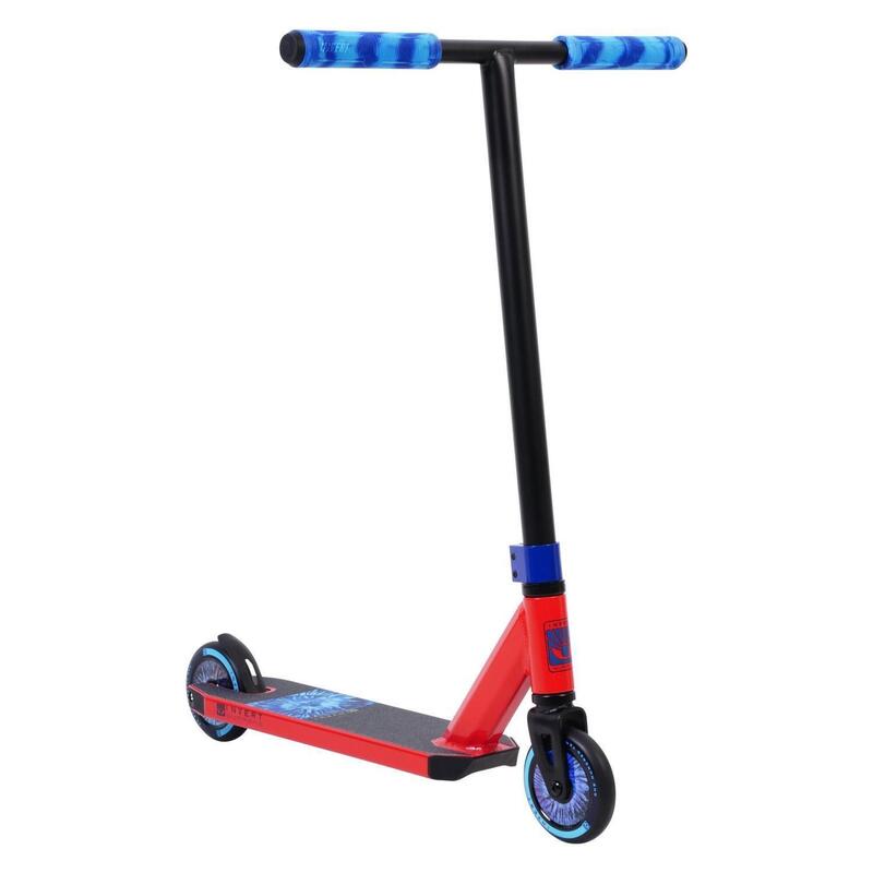 Mini stuntstep voor 4-8 jaar, rood en blauw