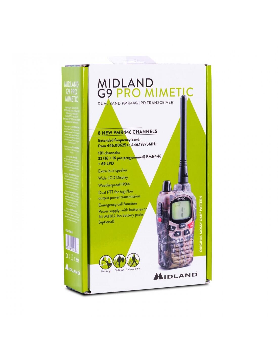 Talkie-walkie Midland G7 PRO Mimetic walkie uso libre pmr446, especial outdoor 5/7