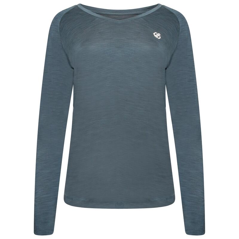 Langarmshirt Discern Damen Grau