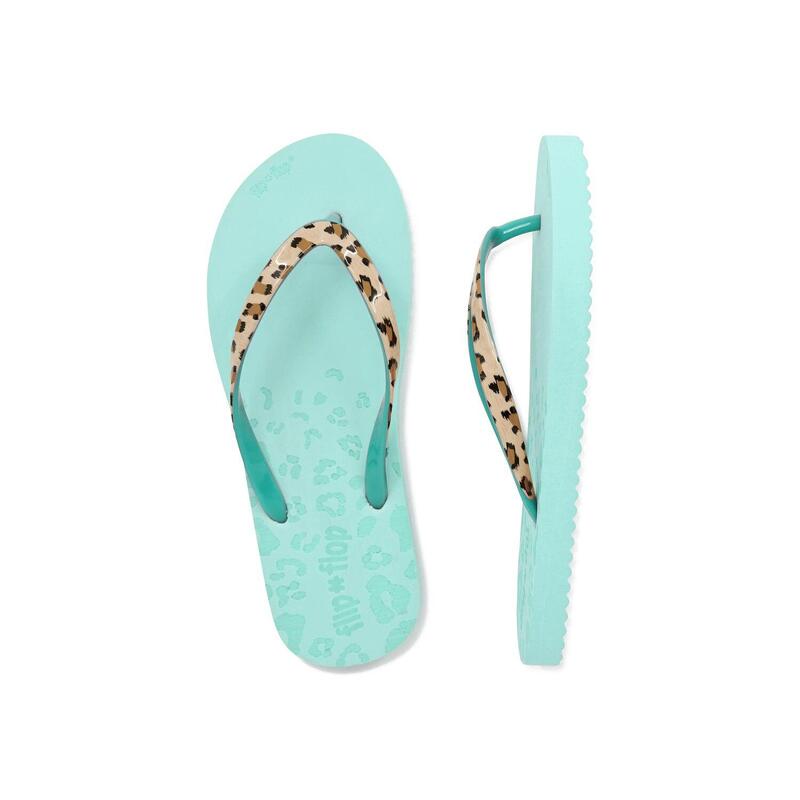 Damen Flip Flop Zehentrenner easy*leo Lt Turquoise