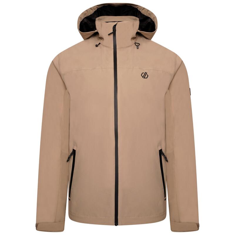 Chaqueta Impermeable Switch Out de Reciclado para Hombre Beige Dorado
