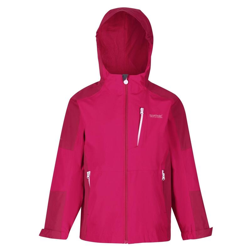 "Calderdale II" Jacke, wasserfest für Kinder Rosa/Dunkle Kirsche