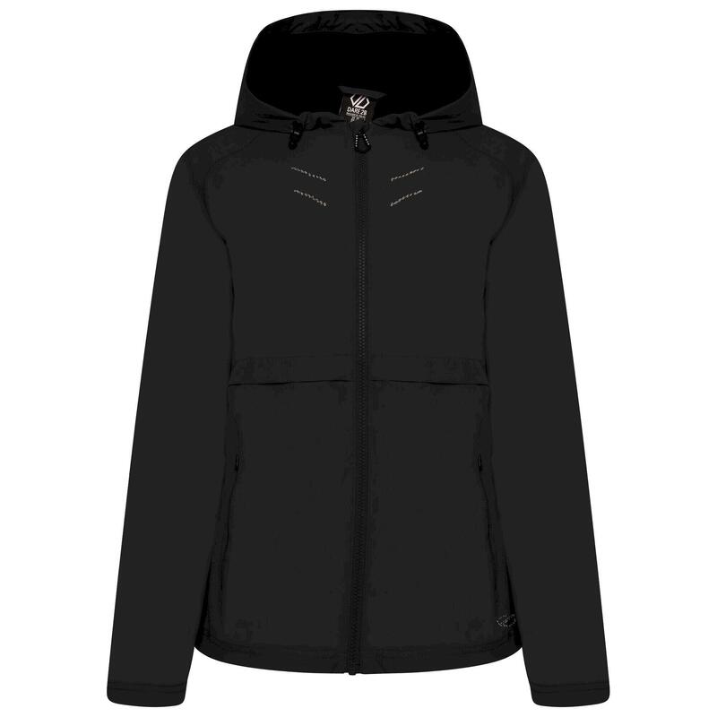 Chaqueta Impermeable Crystallize para Mujer Negro