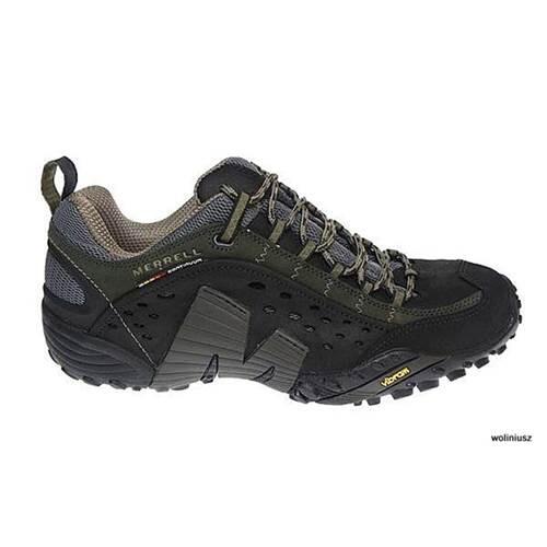 Merrell Intercept, Homme, Randonnée, chaussures randonnée, vert