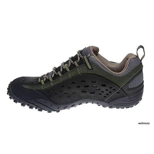 Merrell Intercept, Homme, Randonnée, chaussures randonnée, vert