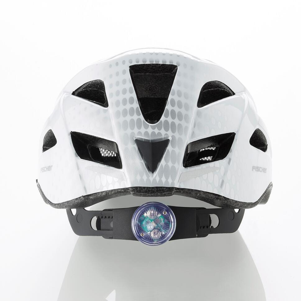 Kask rowerowy dla dorosłych Fischer Lano z oświetleniem