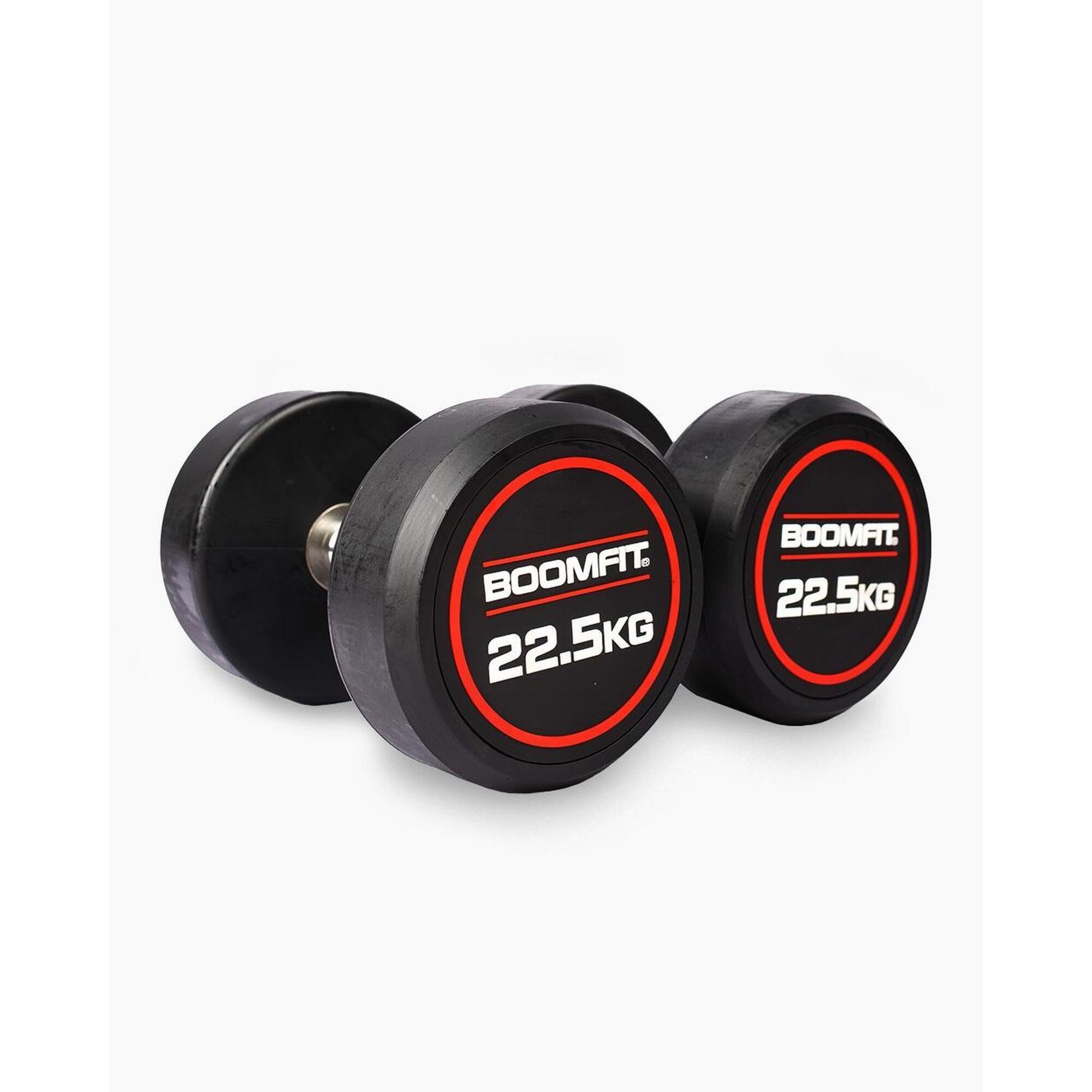 Manubri rotondi per bodybuilding 22,5Kg (Coppia) - BOOMFIT 2/4