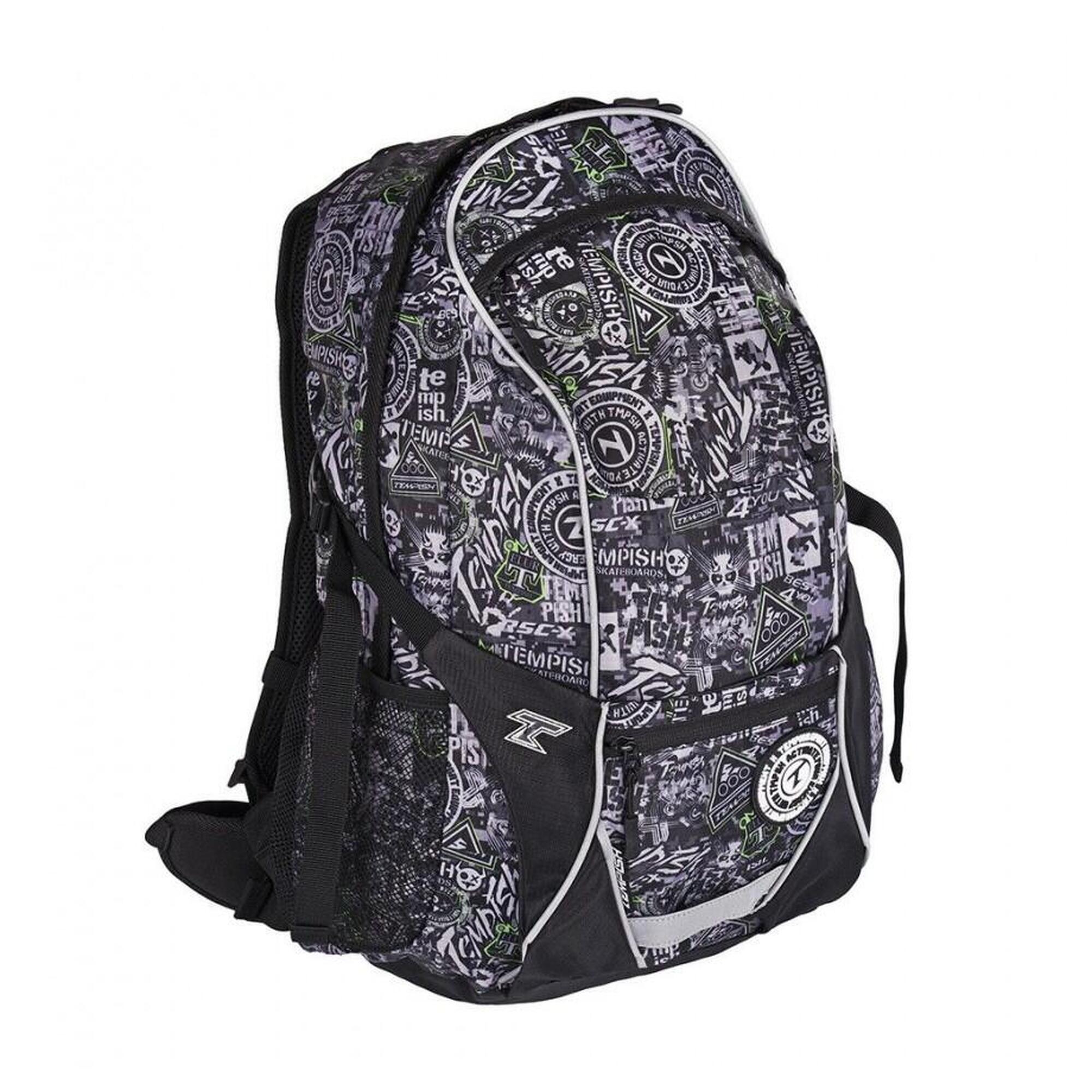 Tempish - Sac À Dos De Skate Tempish Dixi Stickers - Sac De Sport - Noir - 27 L - Decathlon