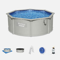Piscine tubulaire ronde Ø360cm avec accessoires