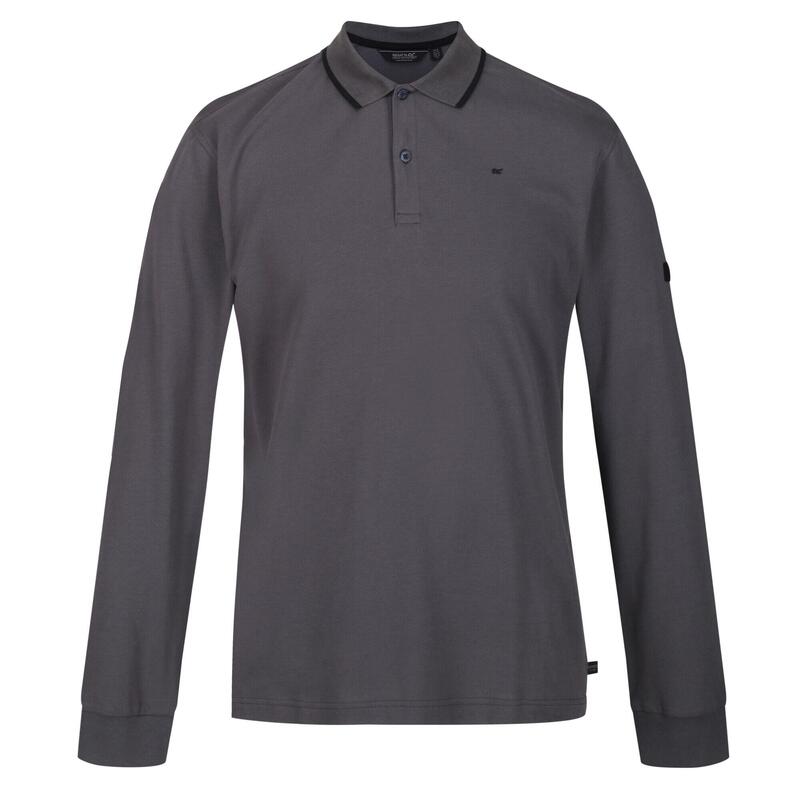 Polo LEAONZO Homme (Gris)