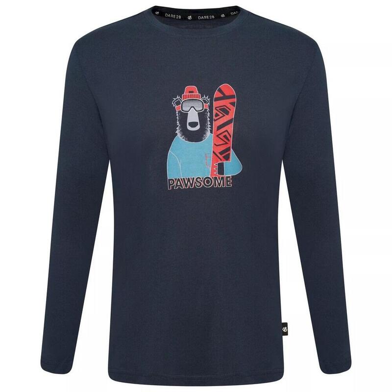 Camiseta Beyond Oso de Manga Larga Niños Vaquero Luz de Luna
