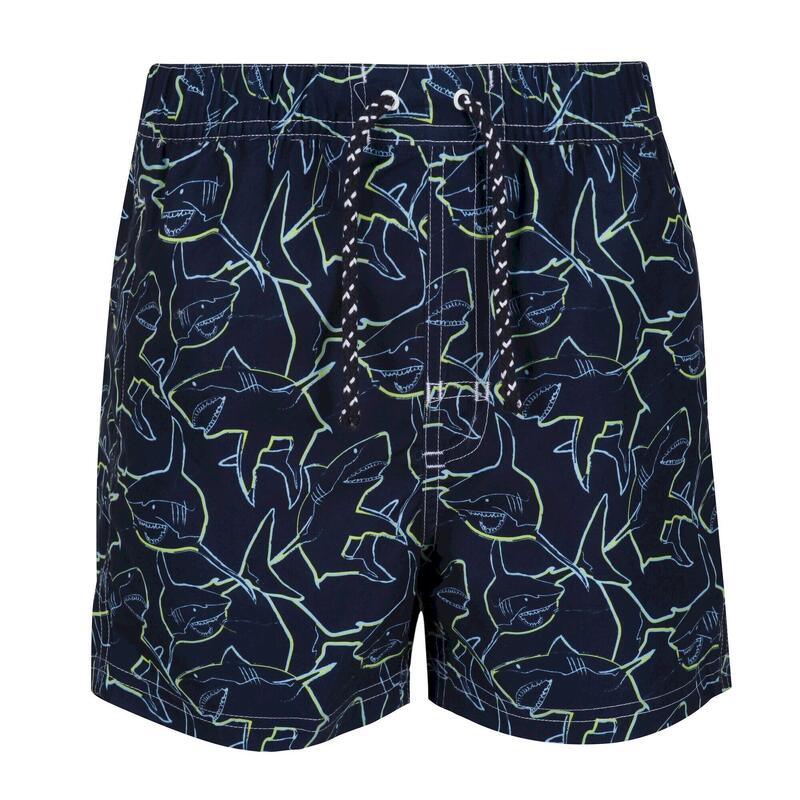 Costume Da Bagno A Pantaloncino Squalo Ragazzi Regatta Skander II Blu Navy Costume Da Bagno A Pantaloncino Squalo Ragazzi Regatta Skander II Blu Navy