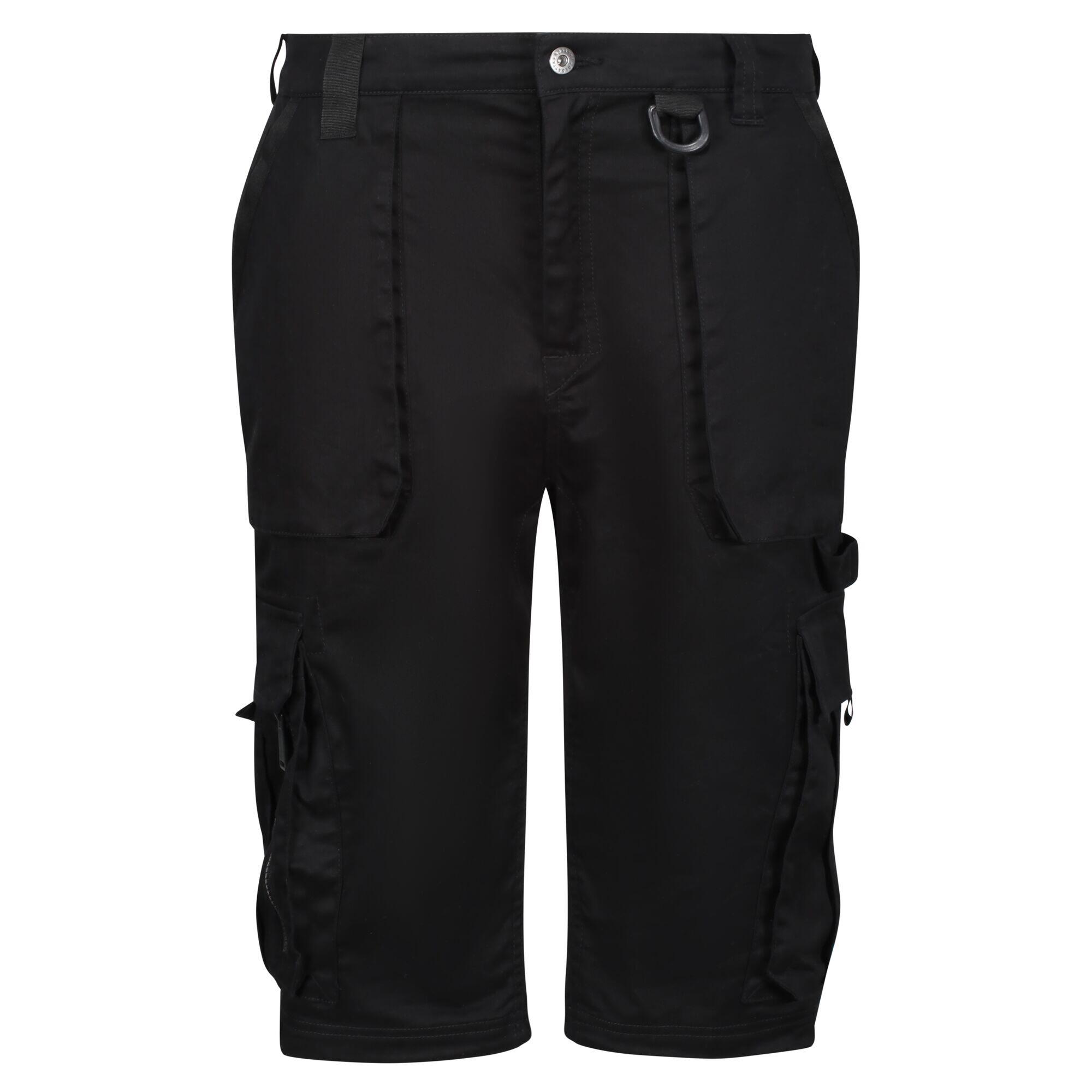 REGATTA Mens Pro Utility Cargo Shorts (Black)