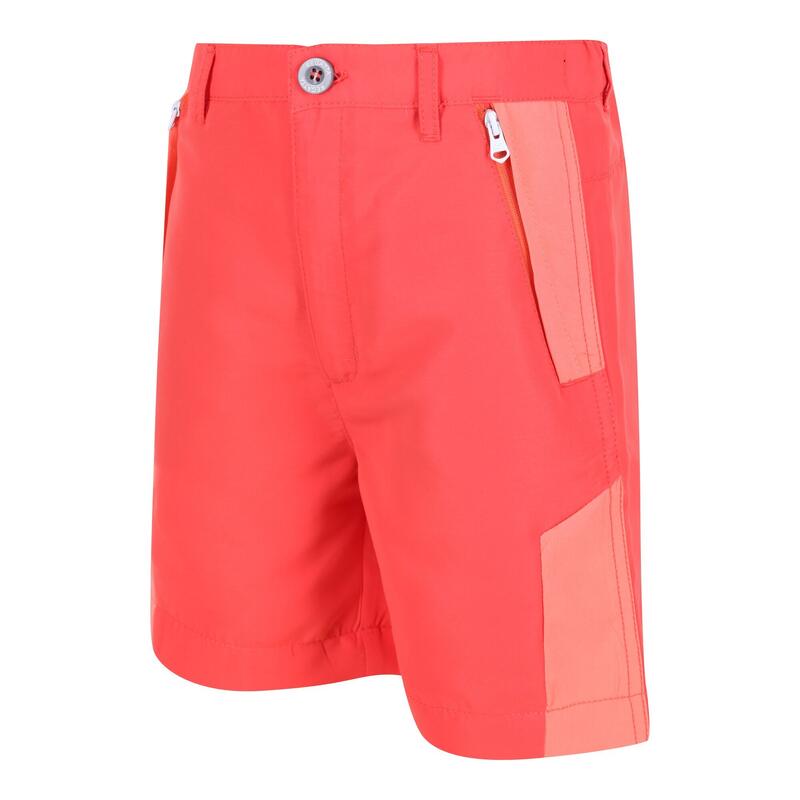 Short SORCER Enfant (Corail néon / Corail)