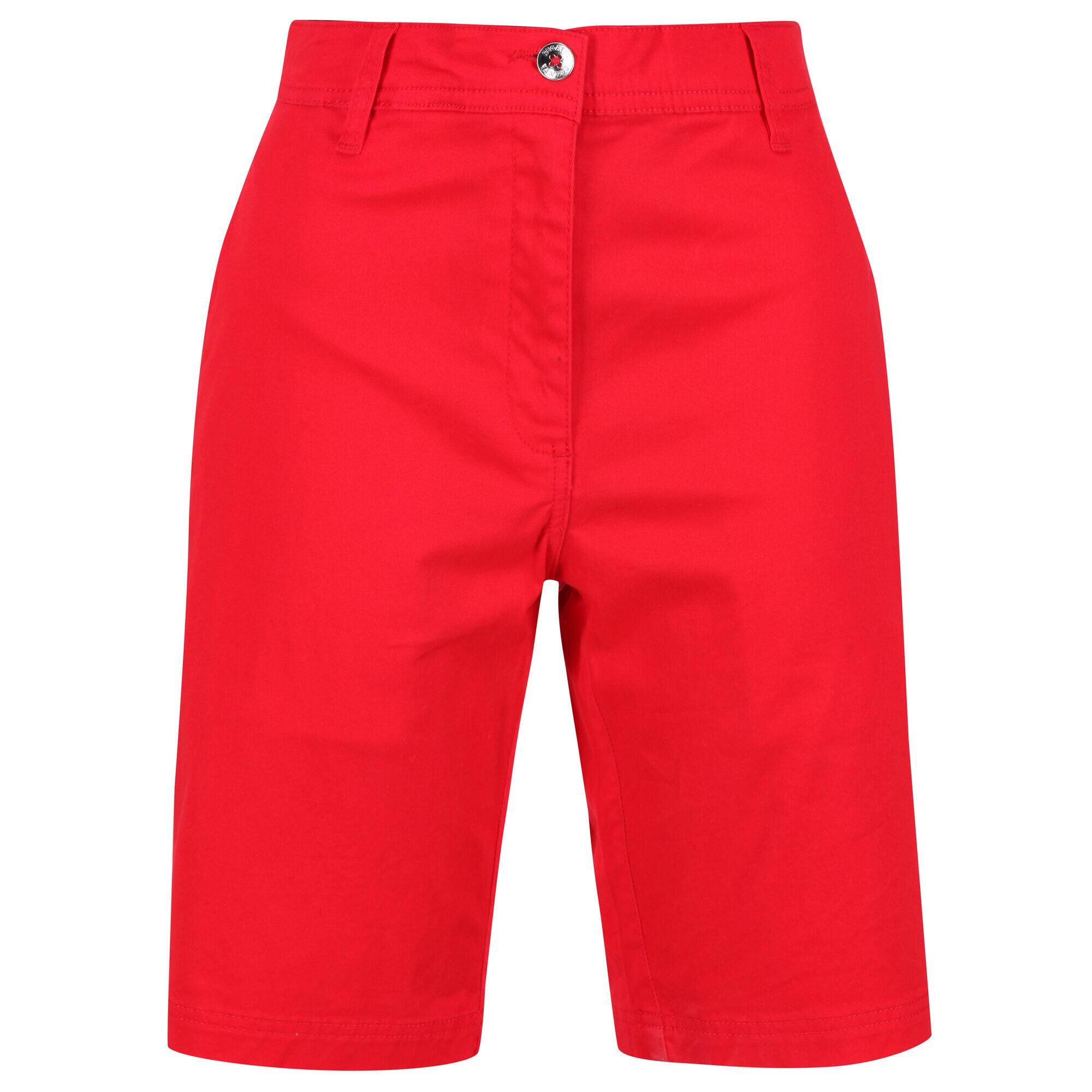REGATTA Womens/Ladies Salana Chino Shorts (True Red)
