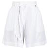 Dames Sabela Paper Bag Shorts (Wit)