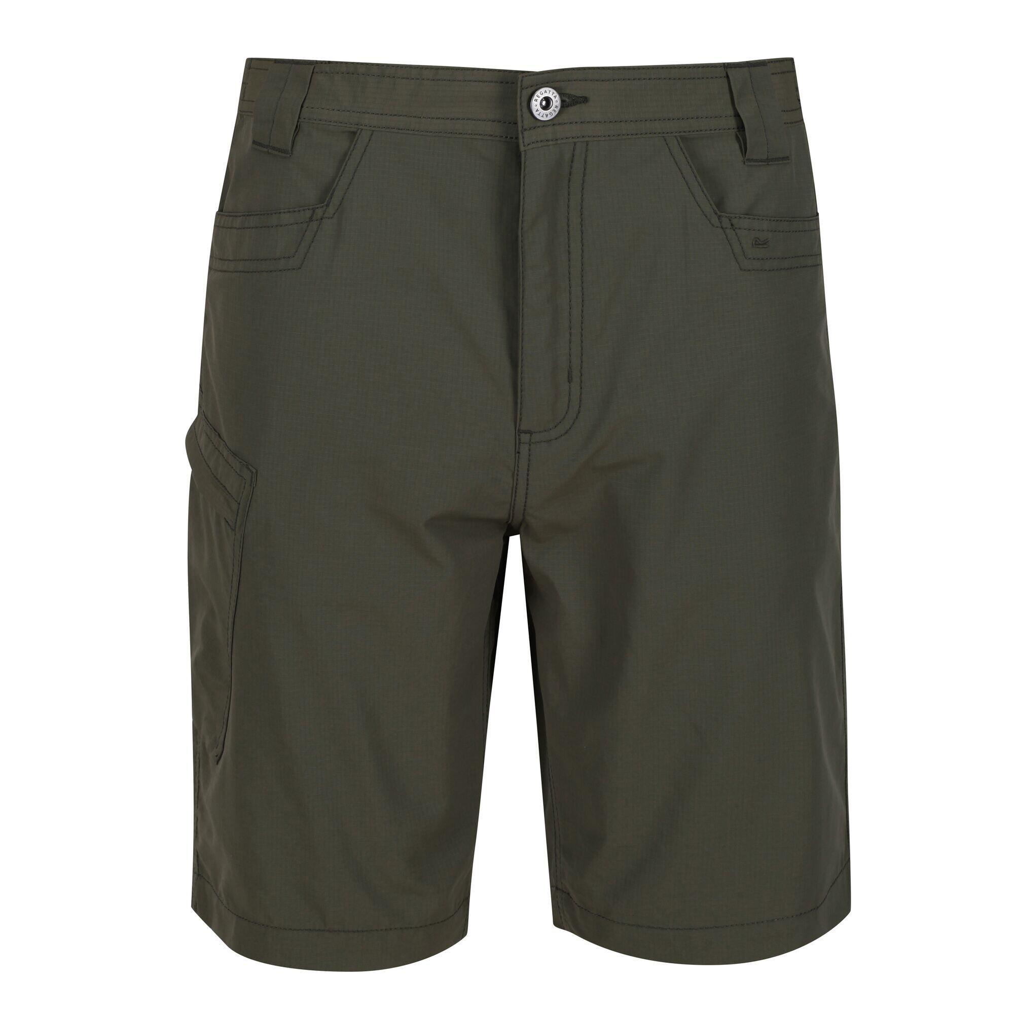 REGATTA Mens Delgado Shorts (Dark Khaki)