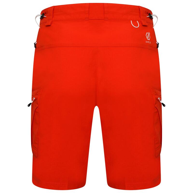 Heren afgestemd in II Multi Pocket Walking Shorts (Verbrande zalm)