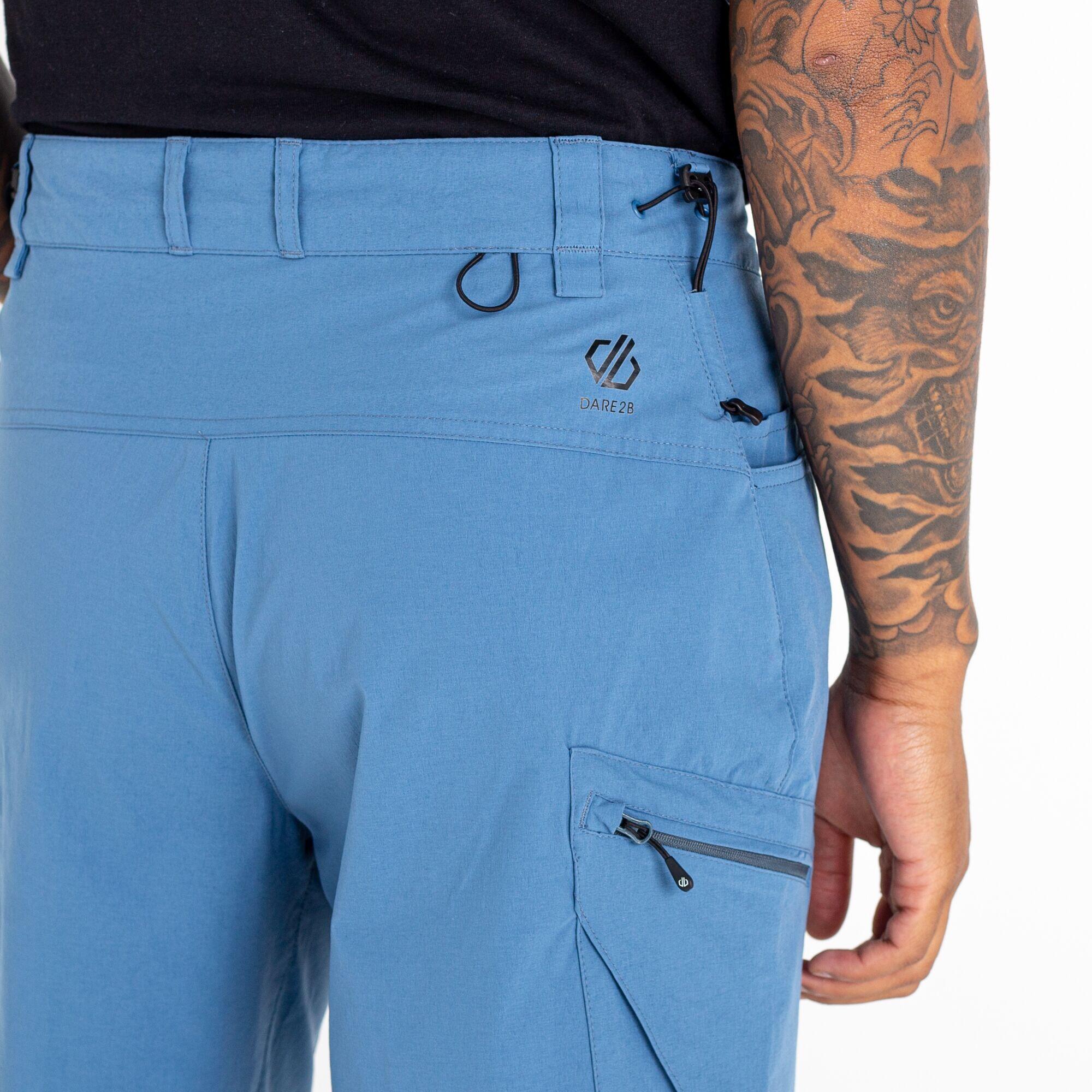 Mens Tuned In II Multi Pocket Walking Shorts (Stellar Blue) 4/5