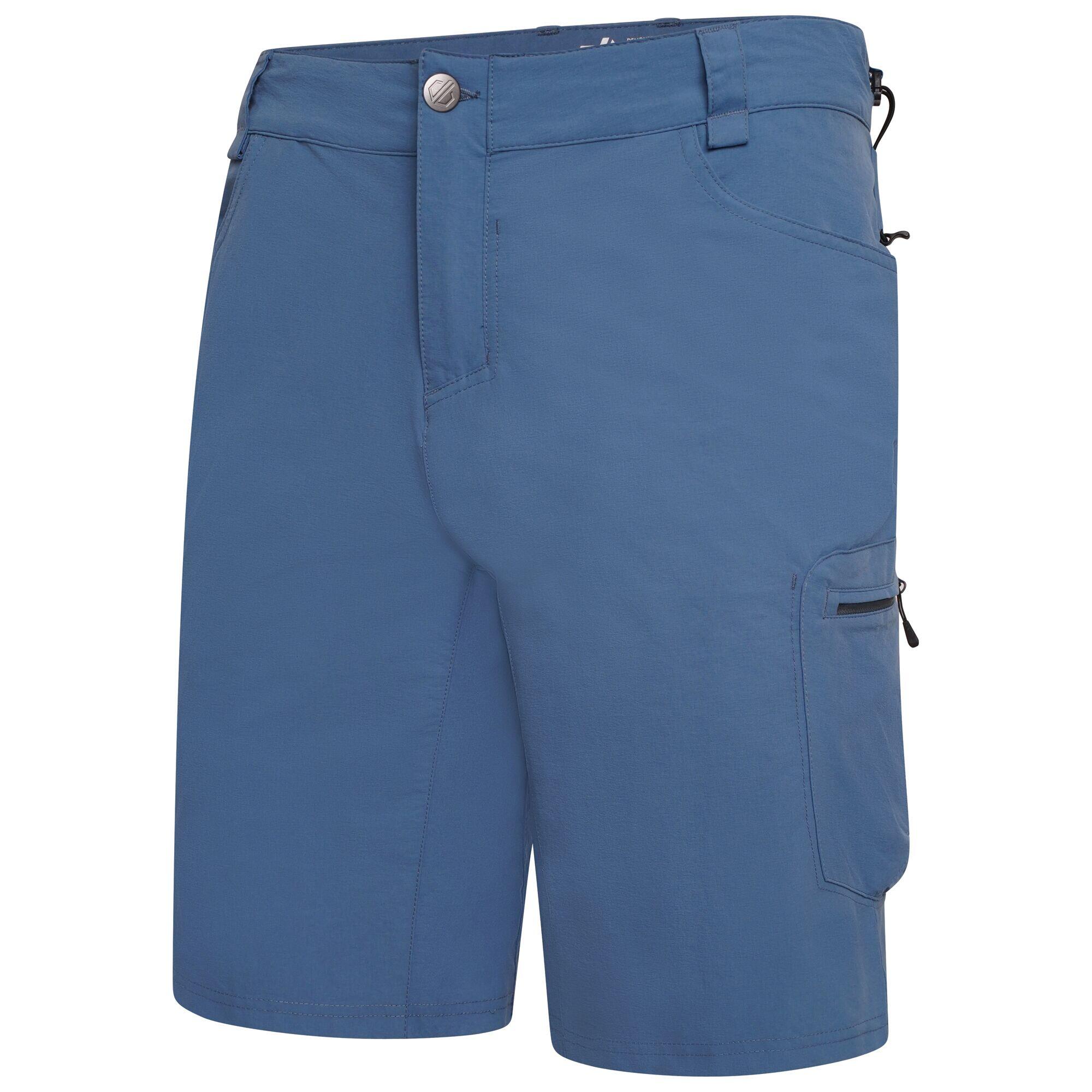 Mens Tuned In II Multi Pocket Walking Shorts (Stellar Blue) 3/5