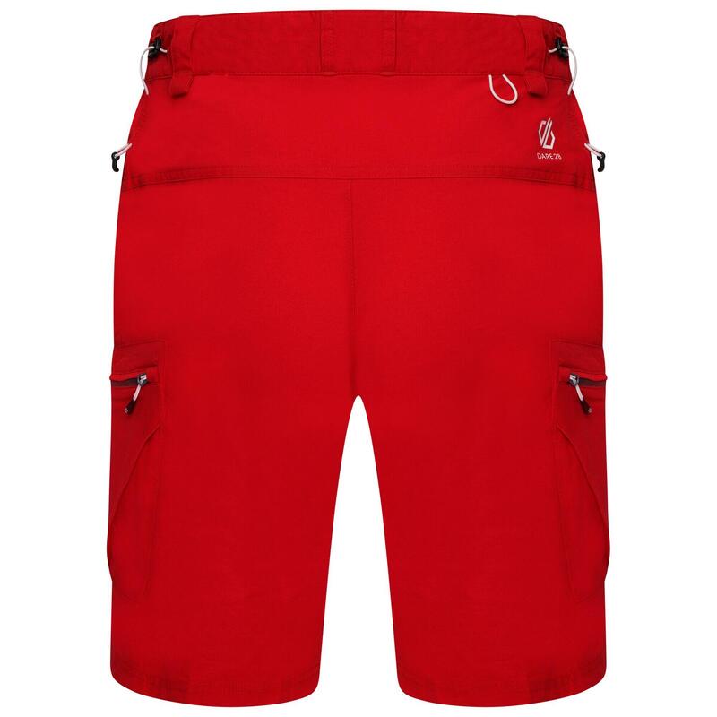 Heren afgestemd in II Multi Pocket Walking Shorts (Gevaar Rood)