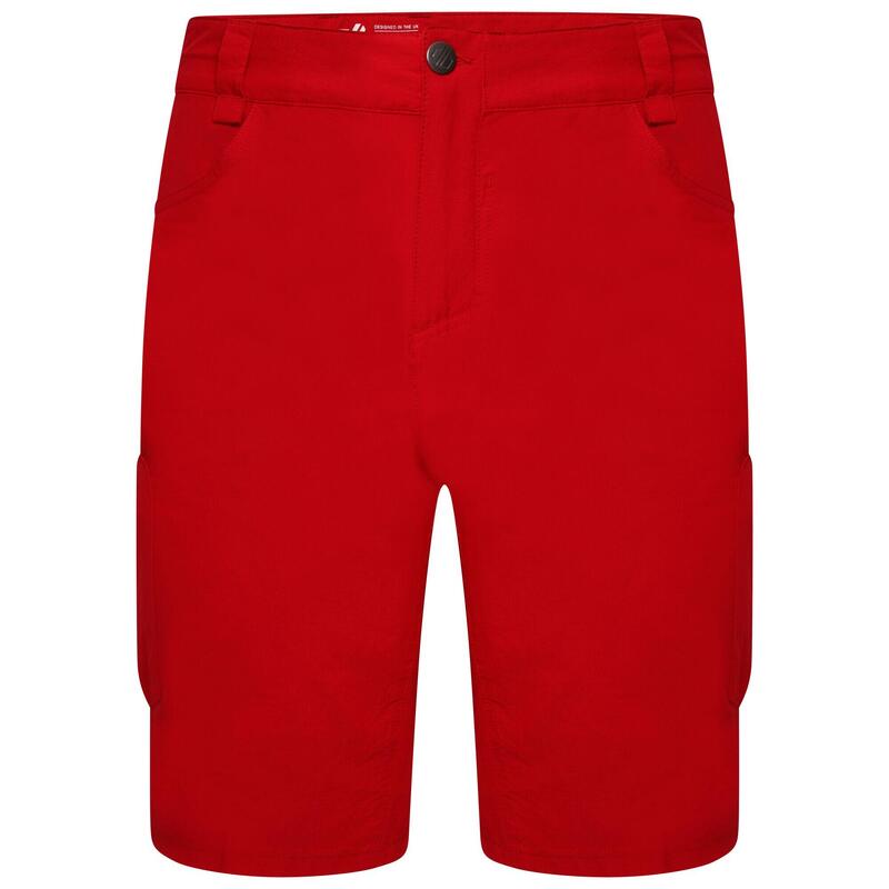 Heren afgestemd in II Multi Pocket Walking Shorts (Gevaar Rood)