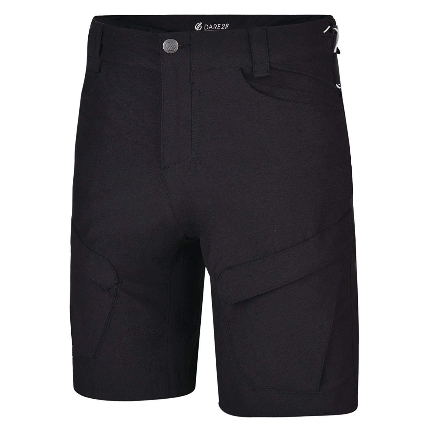 Mens Tuned In II Multi Pocket Walking Shorts (Black) 3/4