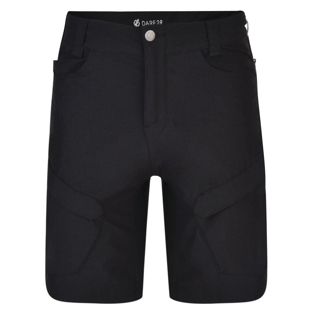 Mens Tuned In II Multi Pocket Walking Shorts (Black)