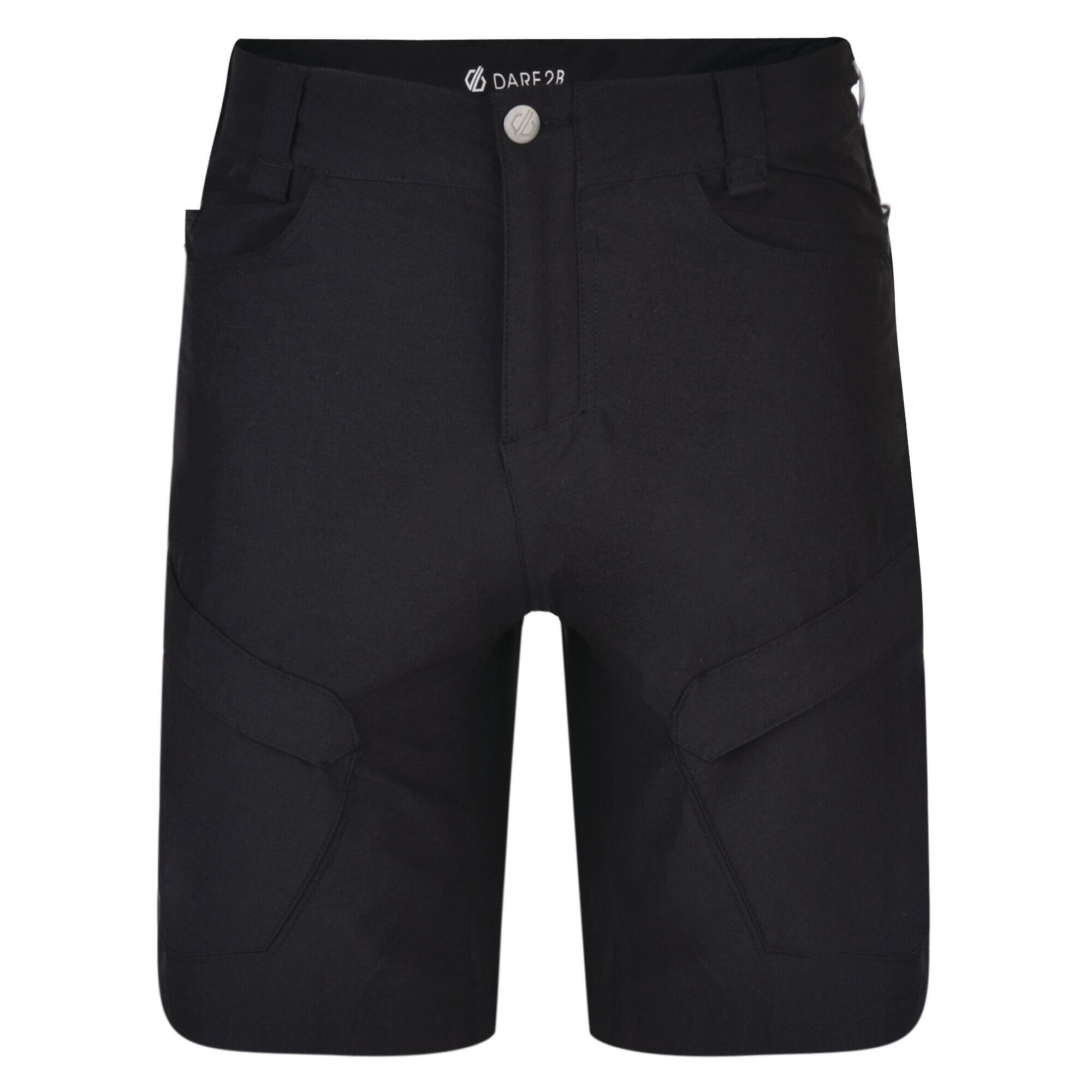 Mens Tuned In II Multi Pocket Walking Shorts (Black) 1/4