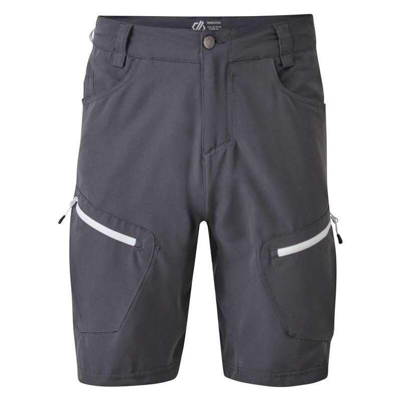 Pantalones Cortos Tuned In II Diseño Multibolsillo Caminar para Hombre Gris