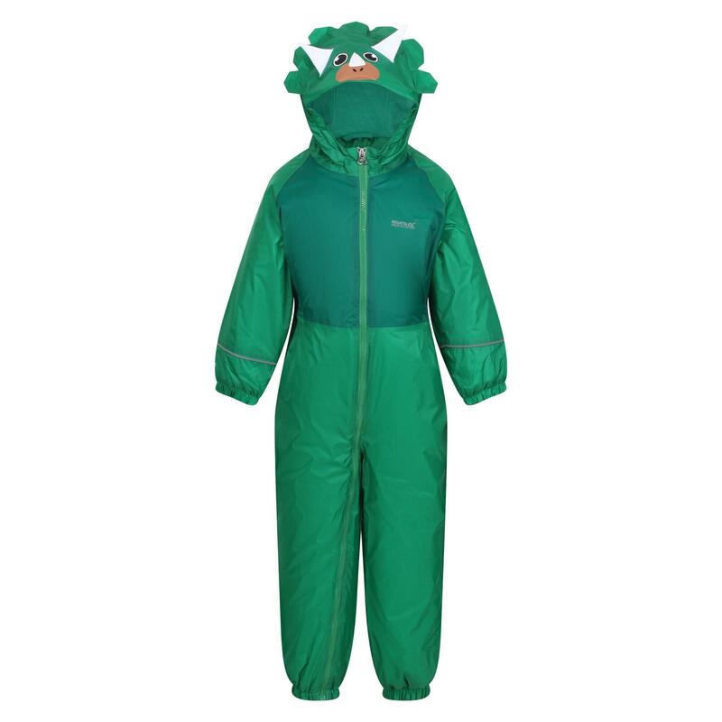 Traje Impermeable Mudplay III Dinosaurio para Niños/Niñas Verde Gominola