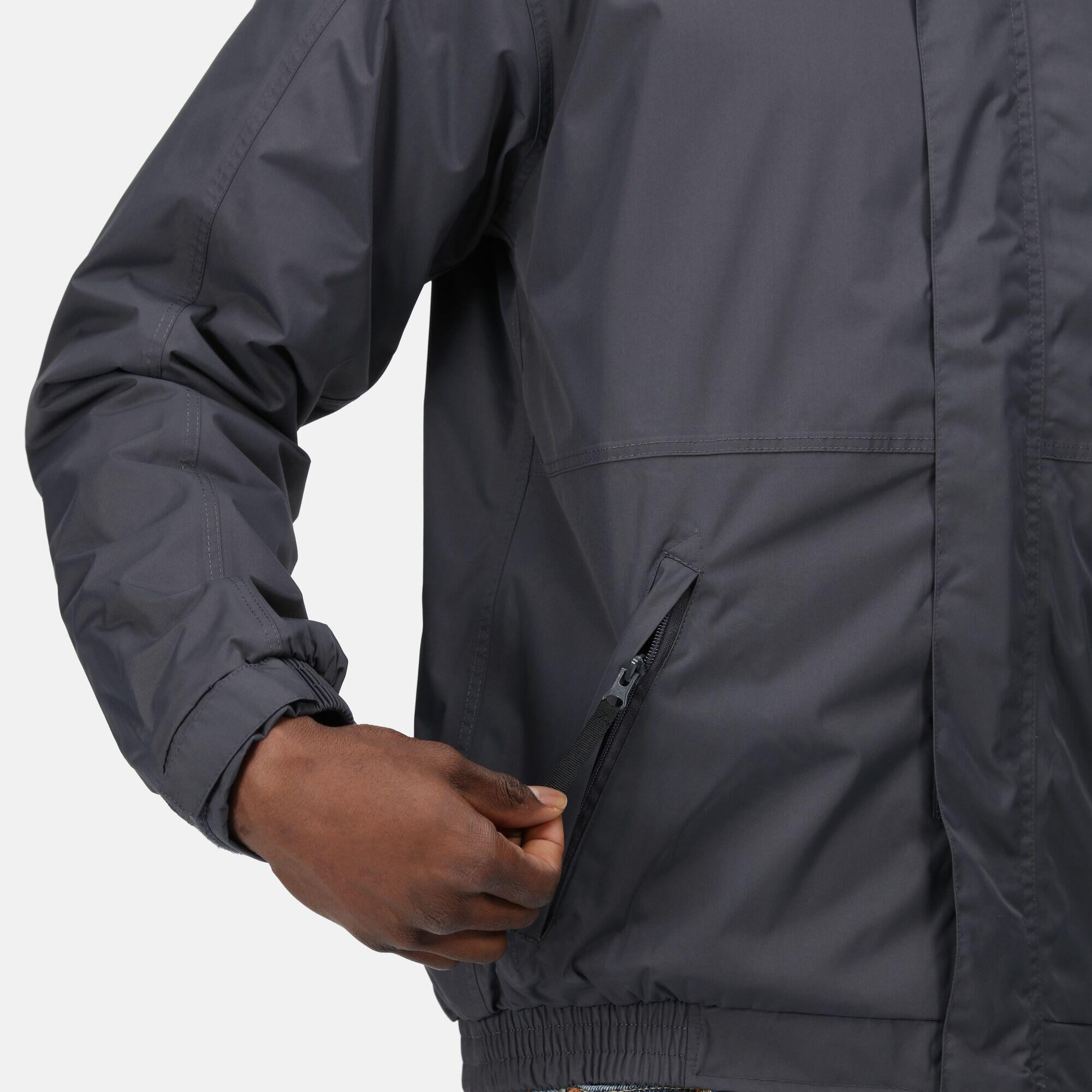 Mens Eco Dover Waterproof Insulated Jacket (Seal Grey/Black) 4/5