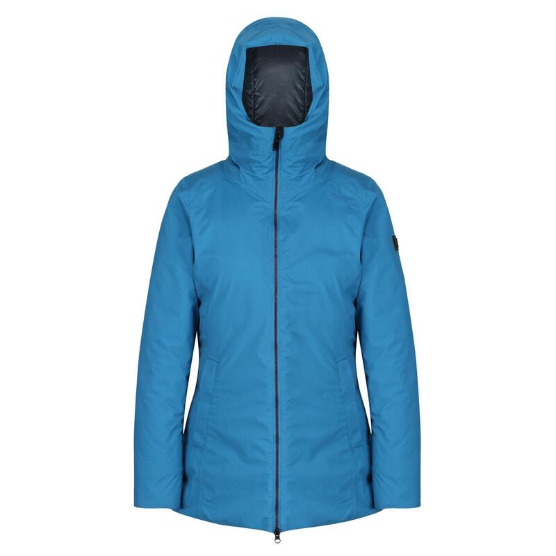 Chaqueta Impermeable Sanda para Mujer Azul Zafiro