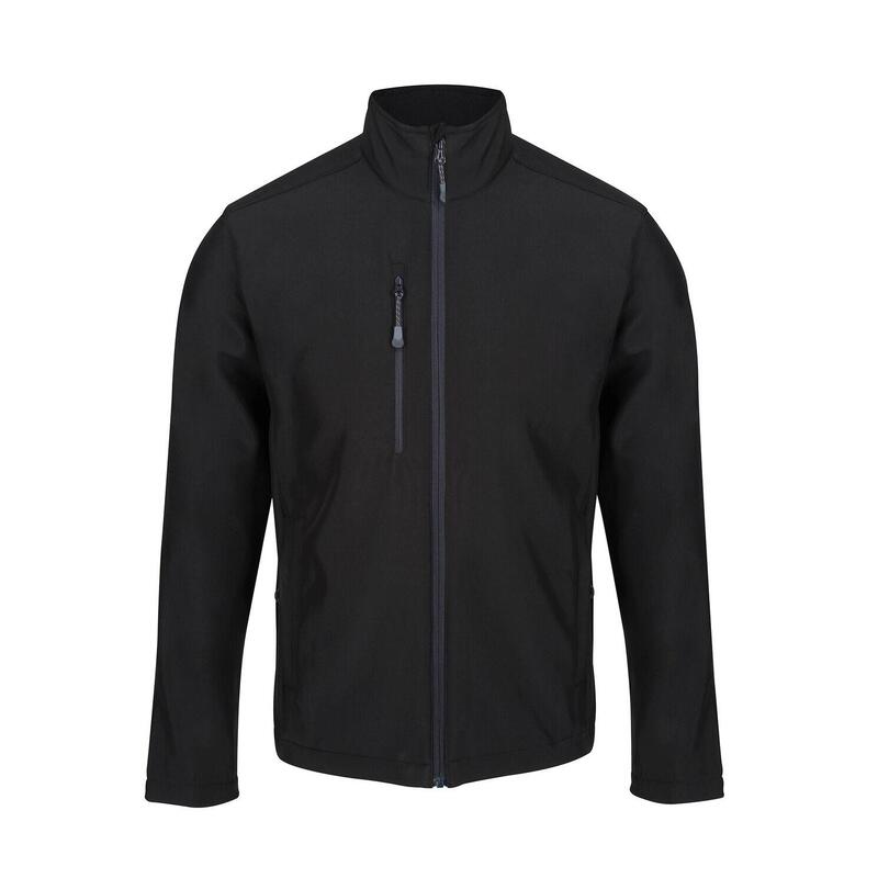 Chaqueta Softshell Honestly Made para Hombre Negro