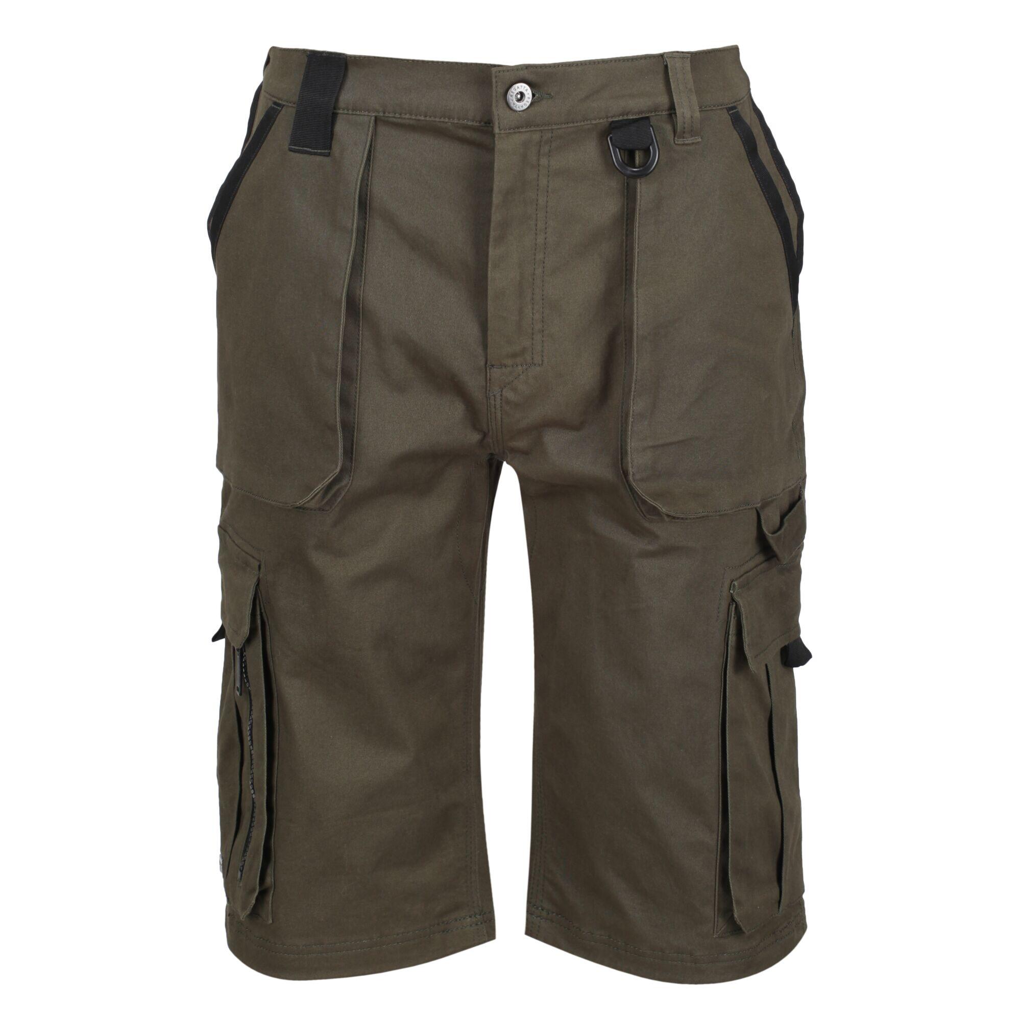 REGATTA Mens Pro Utility Cargo Shorts (Khaki)