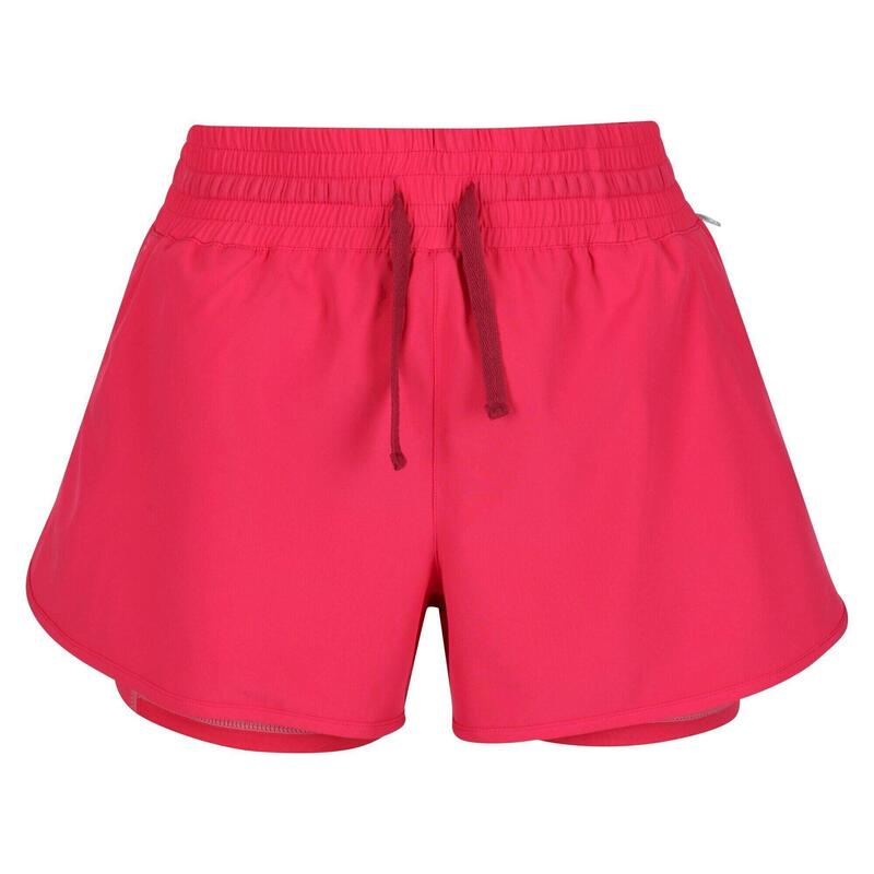 Pantaloncini 2 In 1 Donna Regatta Hilston Rosa Ripensato Pantaloncini 2 In 1 Donna Regatta Hilston Rosa Ripensato