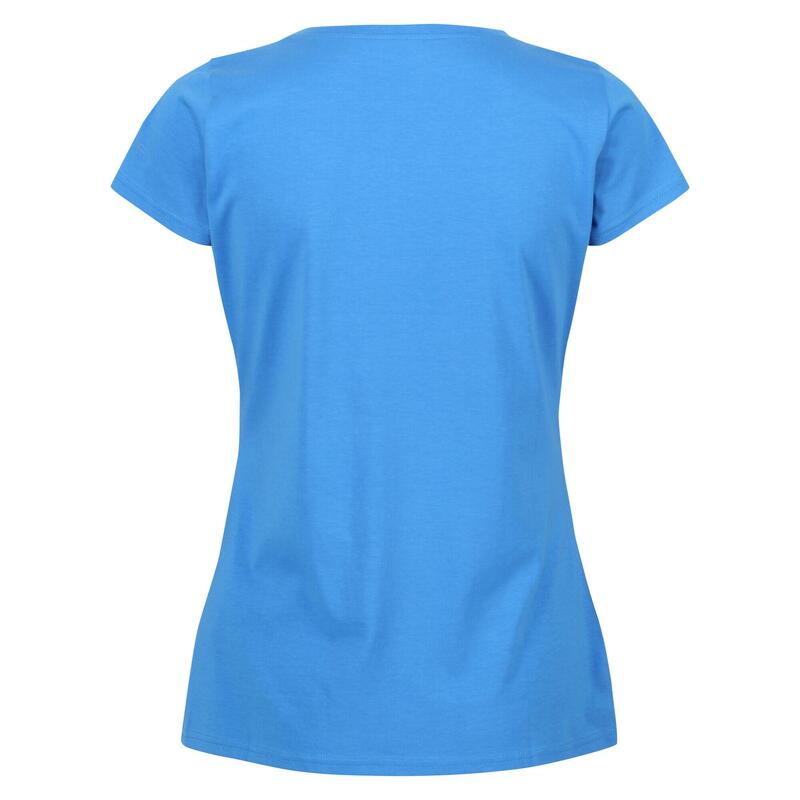 Camiseta Breezed II Montaña para Mujer Azul Sonic