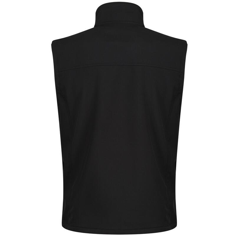 Chaleco Flux Softshell Repelente al Agua y al Viento para Hombre Negro