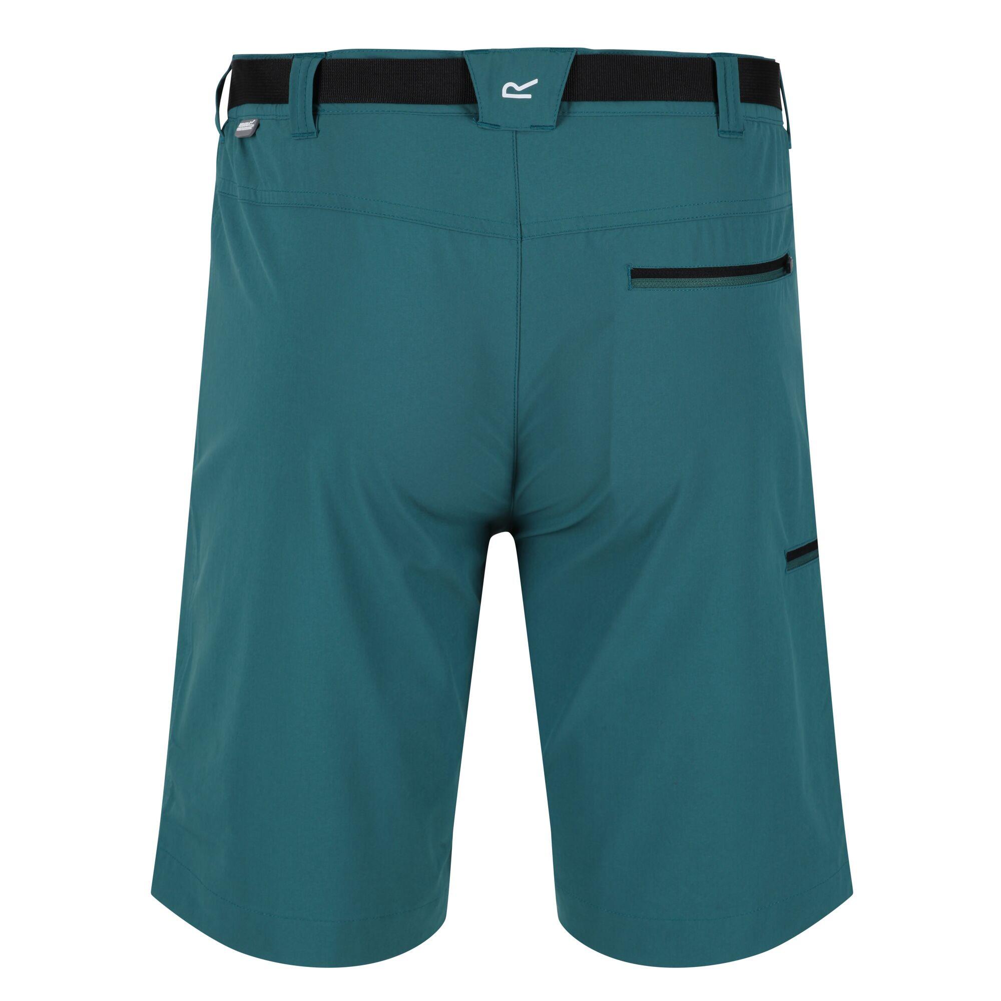 Mens Xert III Stretch Shorts (Pacific Green) 2/5