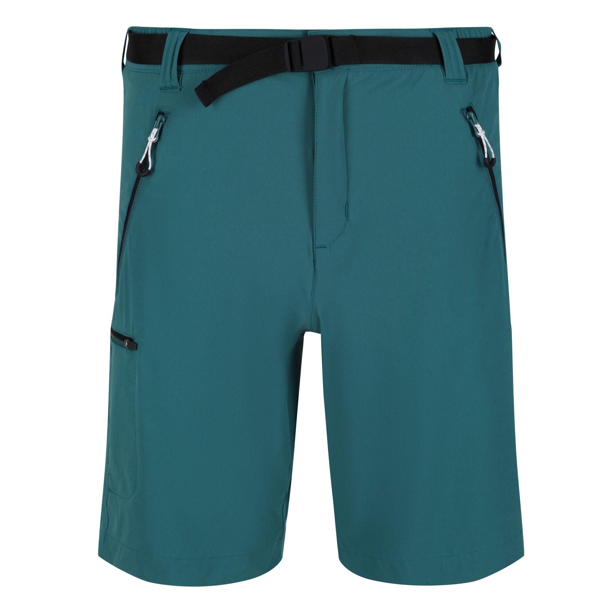 Mens Xert III Stretch Shorts (Pacific Green) 1/5