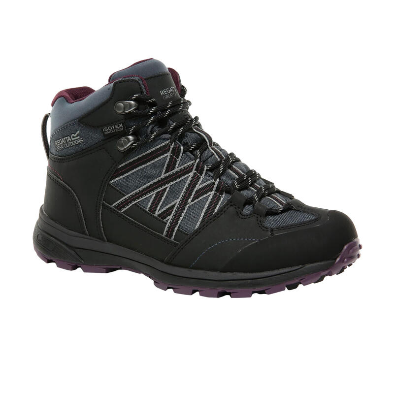 Botas de Senderismo/Botas de Montaña de Ante Samaris Mid II con Cordones para