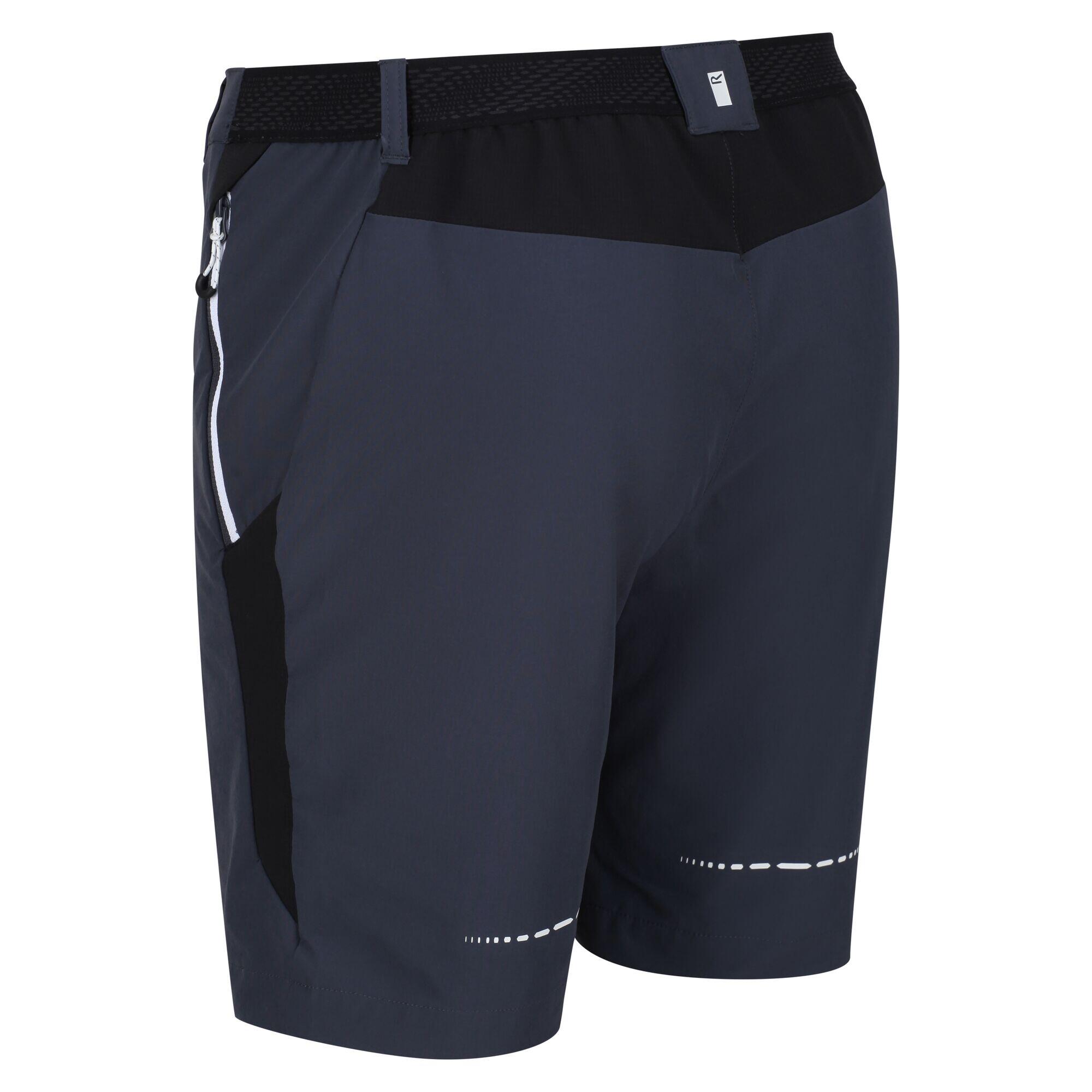 Mens Mountain II Shorts (India Grey/Black) 3/5
